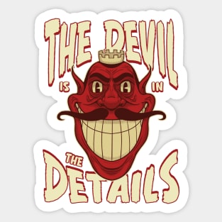 The Devil is in the Details Sticker